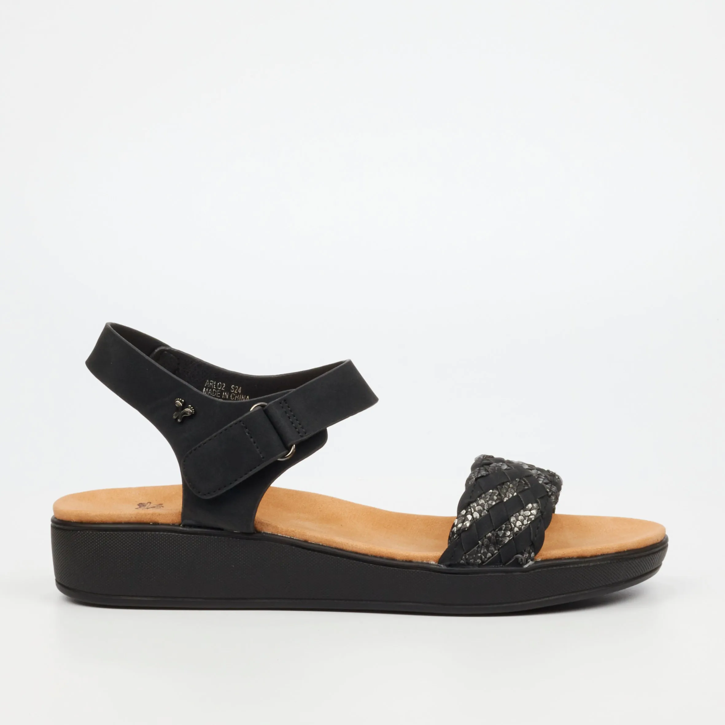 Butterfly Feet Arlo 2 Flatform - Black