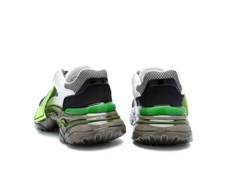 Color Block Patchwork Print Velcro Platform Shoes