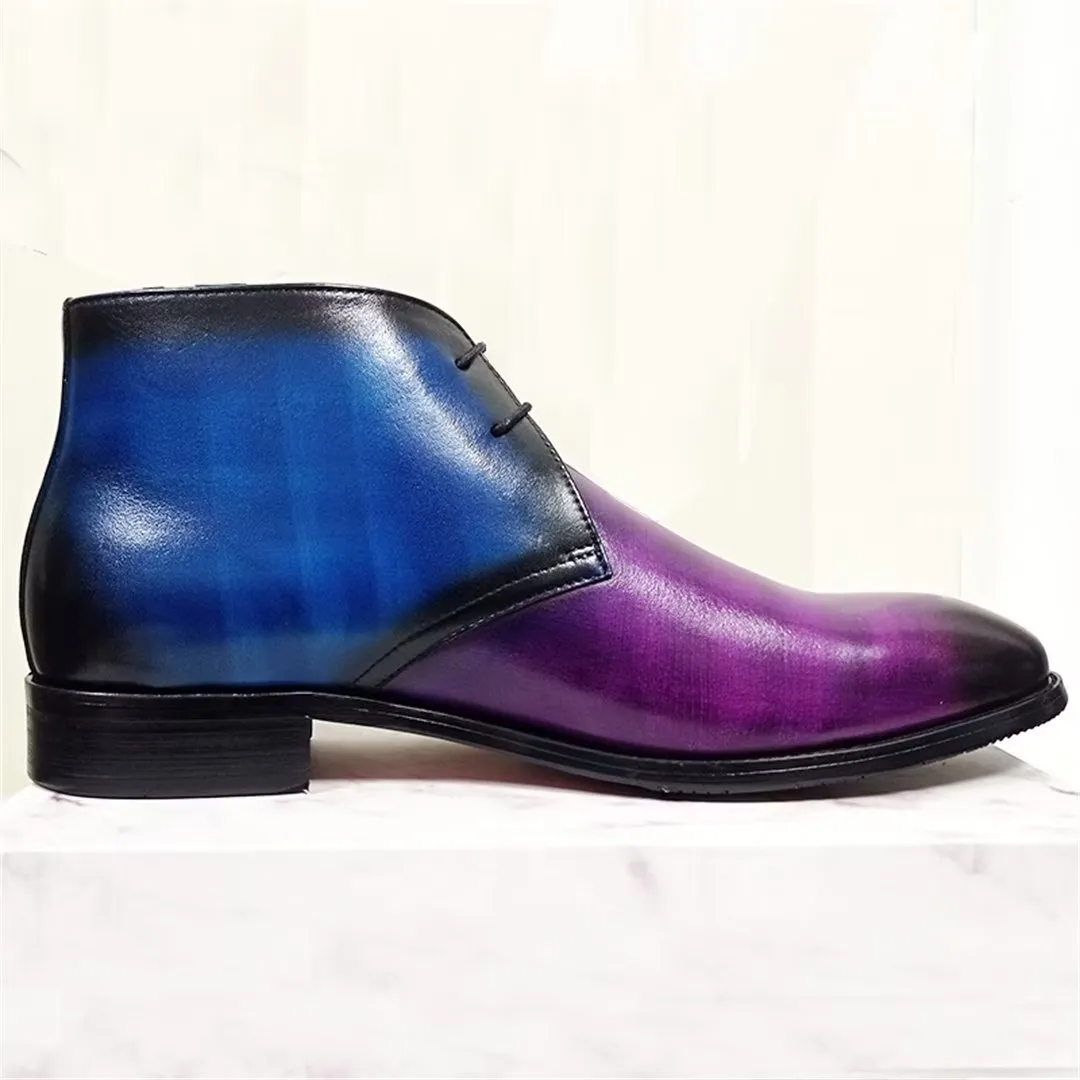 CowElegance Leisure Lace-Up Ankle Boots