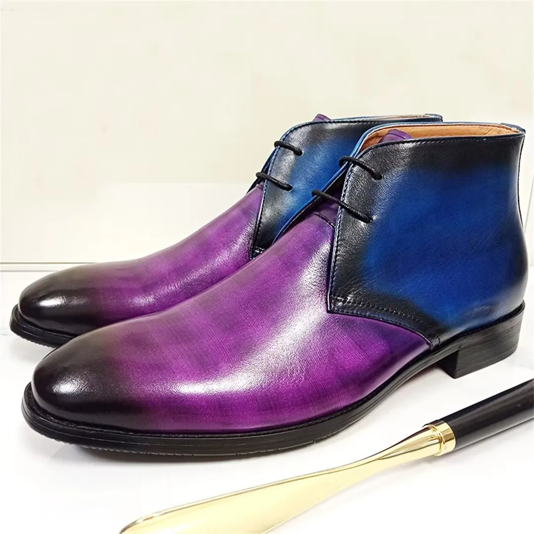 CowElegance Leisure Lace-Up Ankle Boots