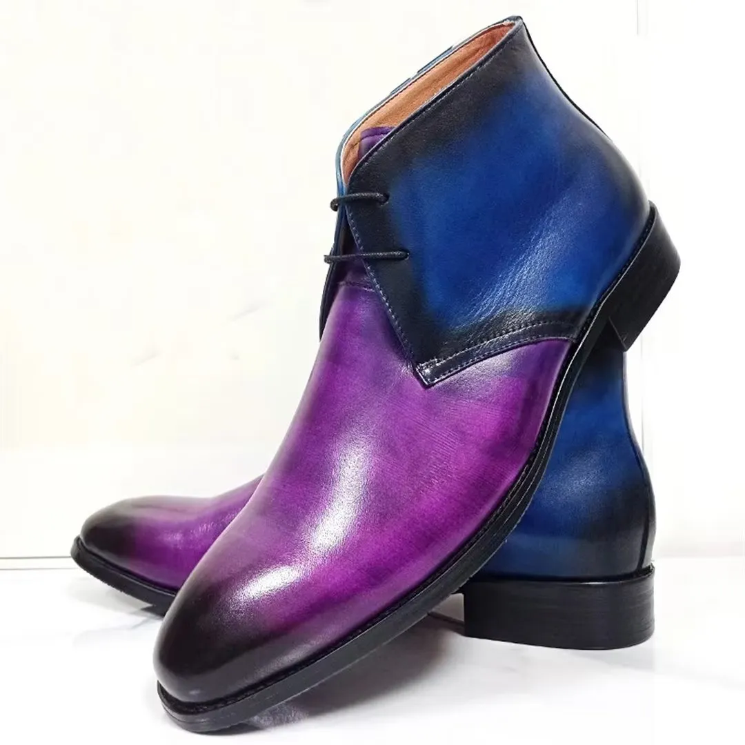CowElegance Leisure Lace-Up Ankle Boots