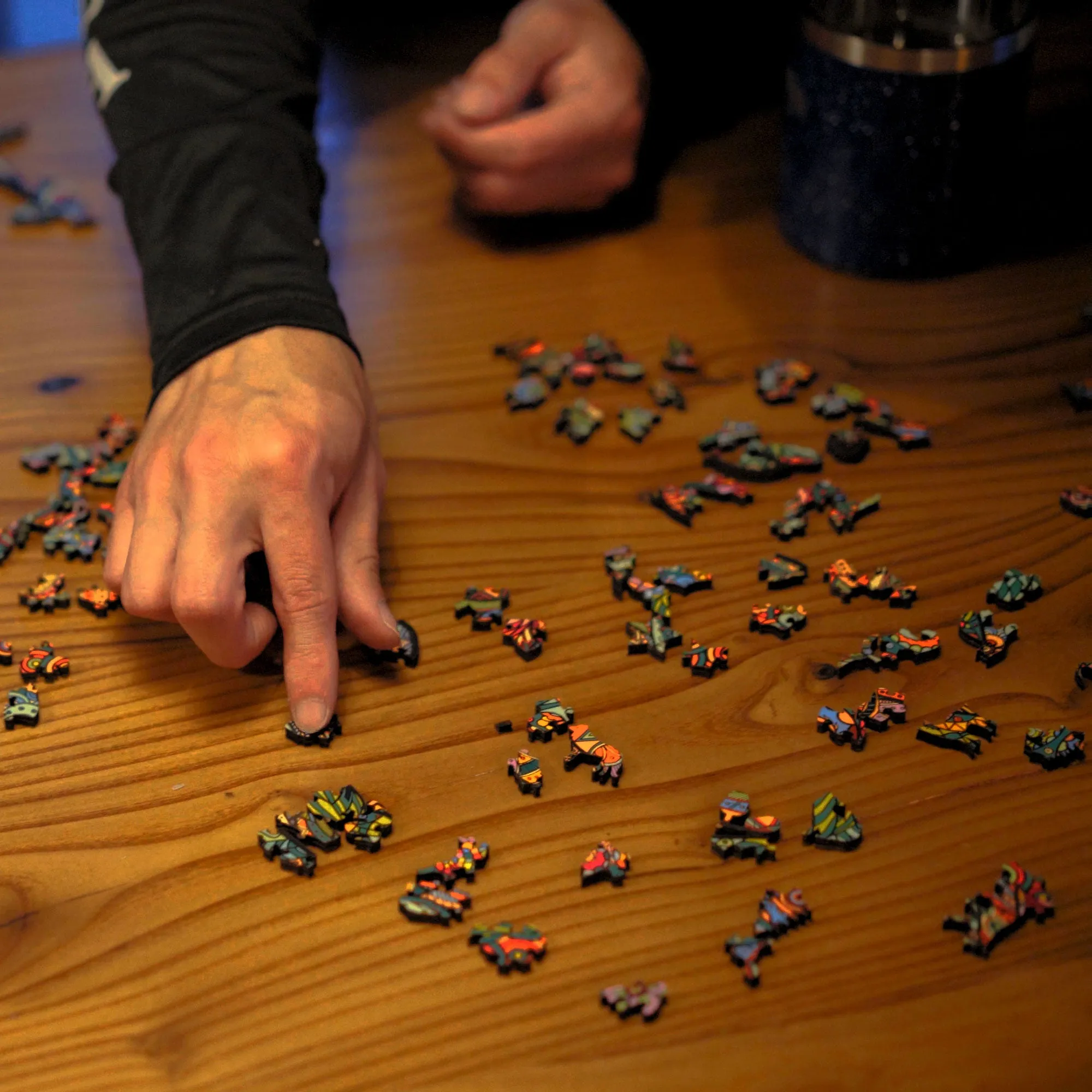 Hiking Boots Wood Puzzle
