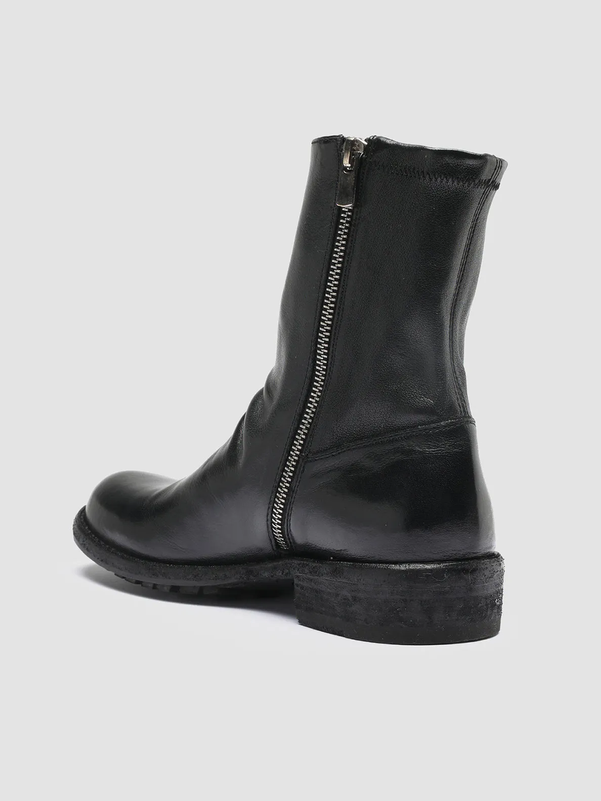 LEGRAND 203 - Black Leather Ankle Boots