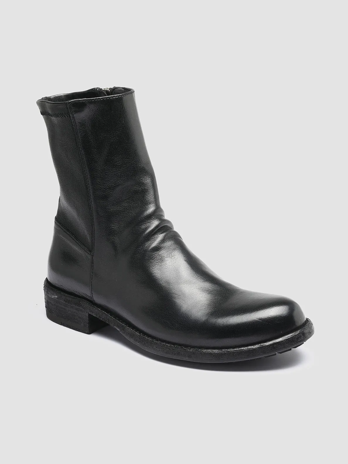 LEGRAND 203 - Black Leather Ankle Boots