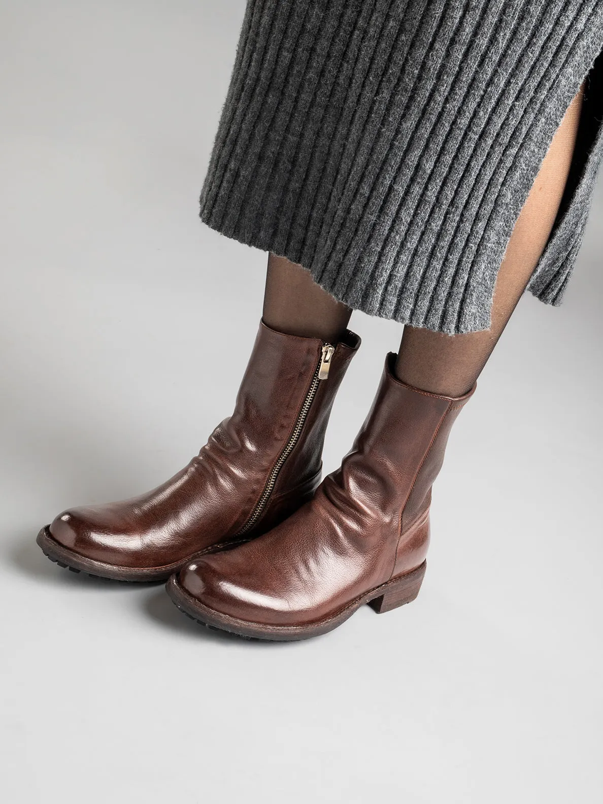 LEGRAND 203 - Black Leather Ankle Boots