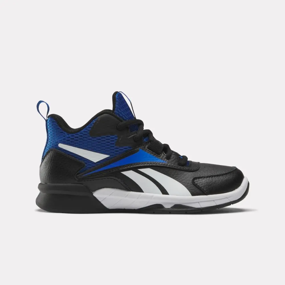 Reebok Footwear Kids More Buckets Shoes - Preschool CBLACK/VECBLU/FTWWHT