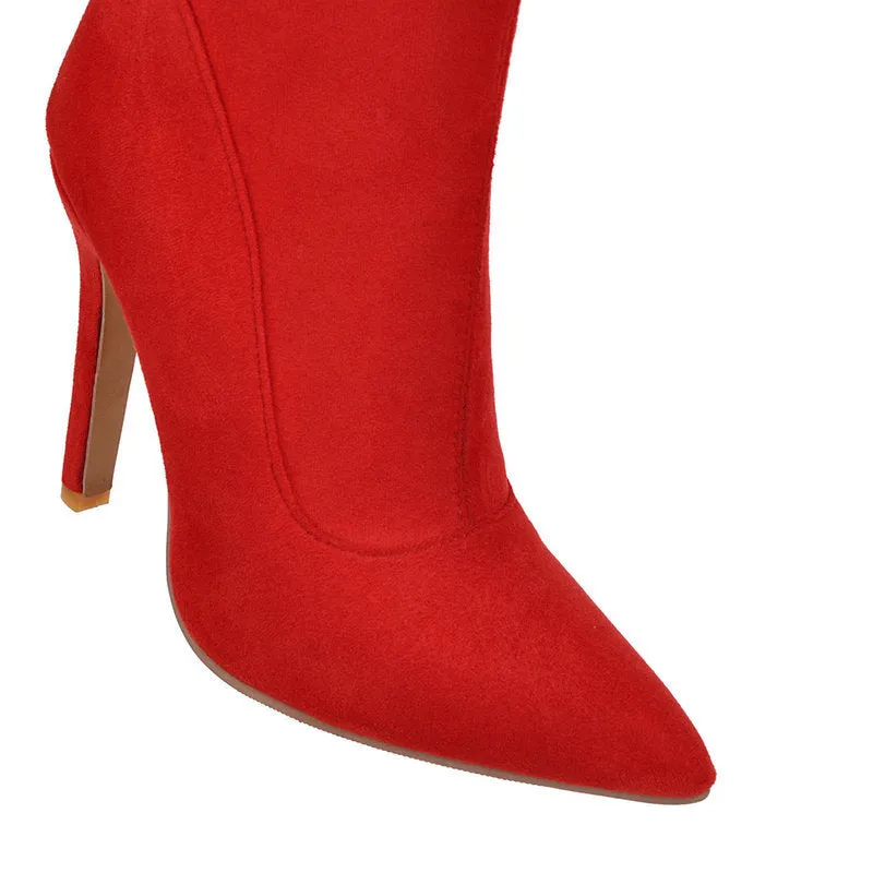 Spring And Autumn Over Knee Thin Heel High Heel Elastic Boots