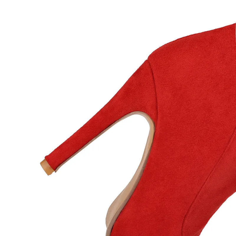 Spring And Autumn Over Knee Thin Heel High Heel Elastic Boots